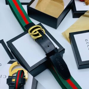 GUC34098 Green and Red Luxury Belt