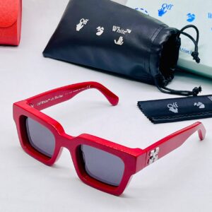 OWX01211 Red Solid Frame With Dark Shades