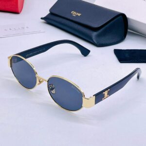 CLN32760 Black And Gold Sunglasses
