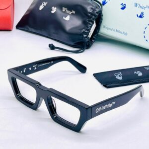OWX12467 Black Frame Transparent Glasses